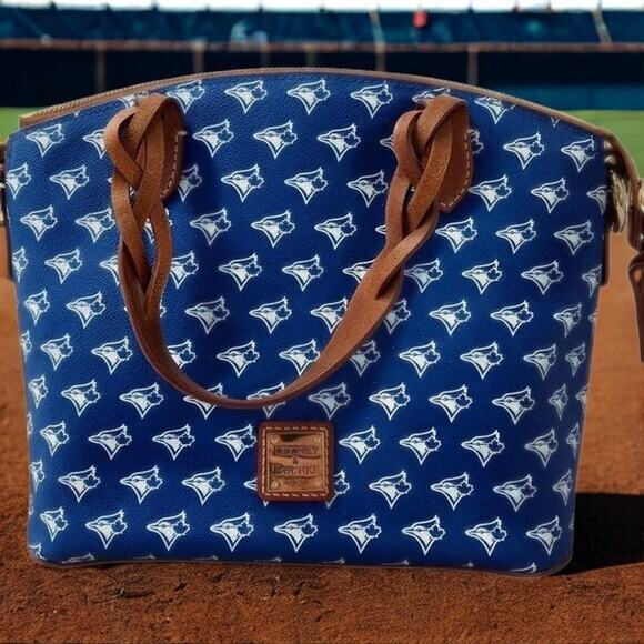 Dooney & Bourke Handbags - Toronto Blue Jays Dooney & Bourke Celeste Small Satchel Purse NWOT